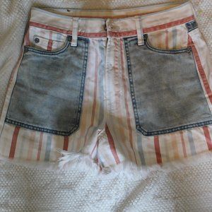 American Eagle Striped Shorts